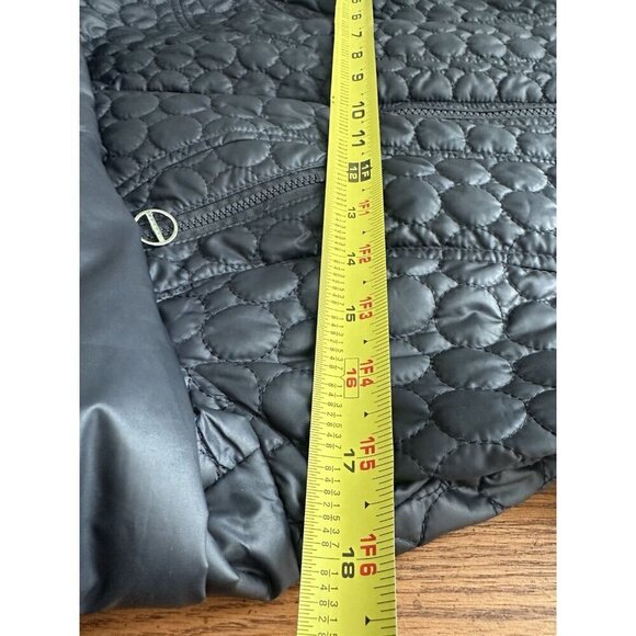 Laundry by Shelli Segal Ws Small Jacket Navy Lightweight Full Zip Quilted Hooded - Picture 10 of 14